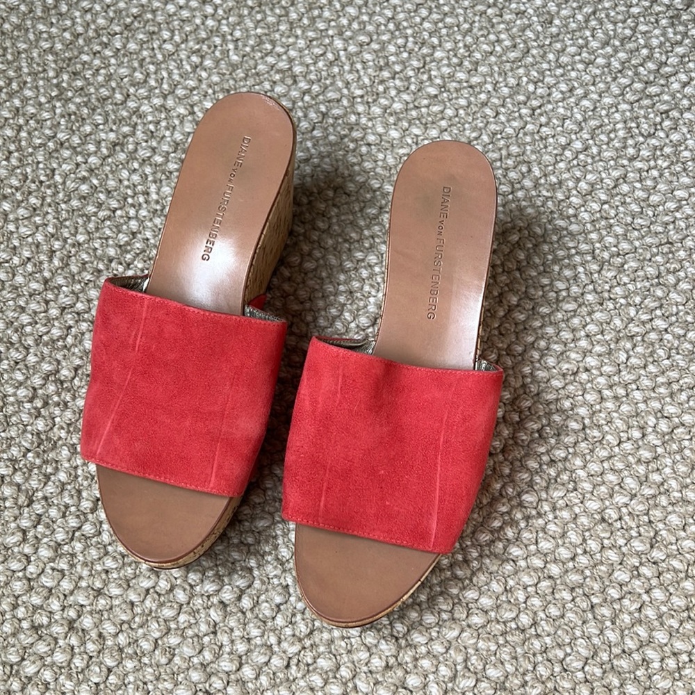 Diane von Furstenberg Wedge Slides